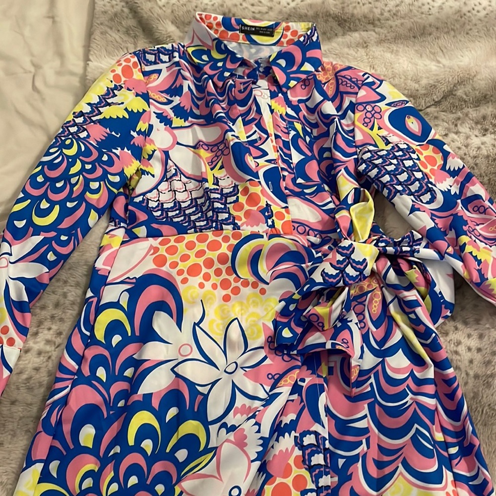 Printed Faux Wrap